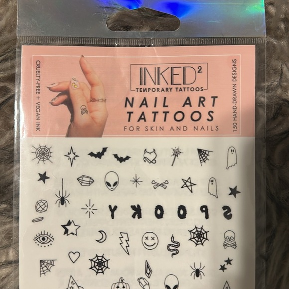 Inked temporary tattoos Nail Art Halloween - Picture 3 of 5